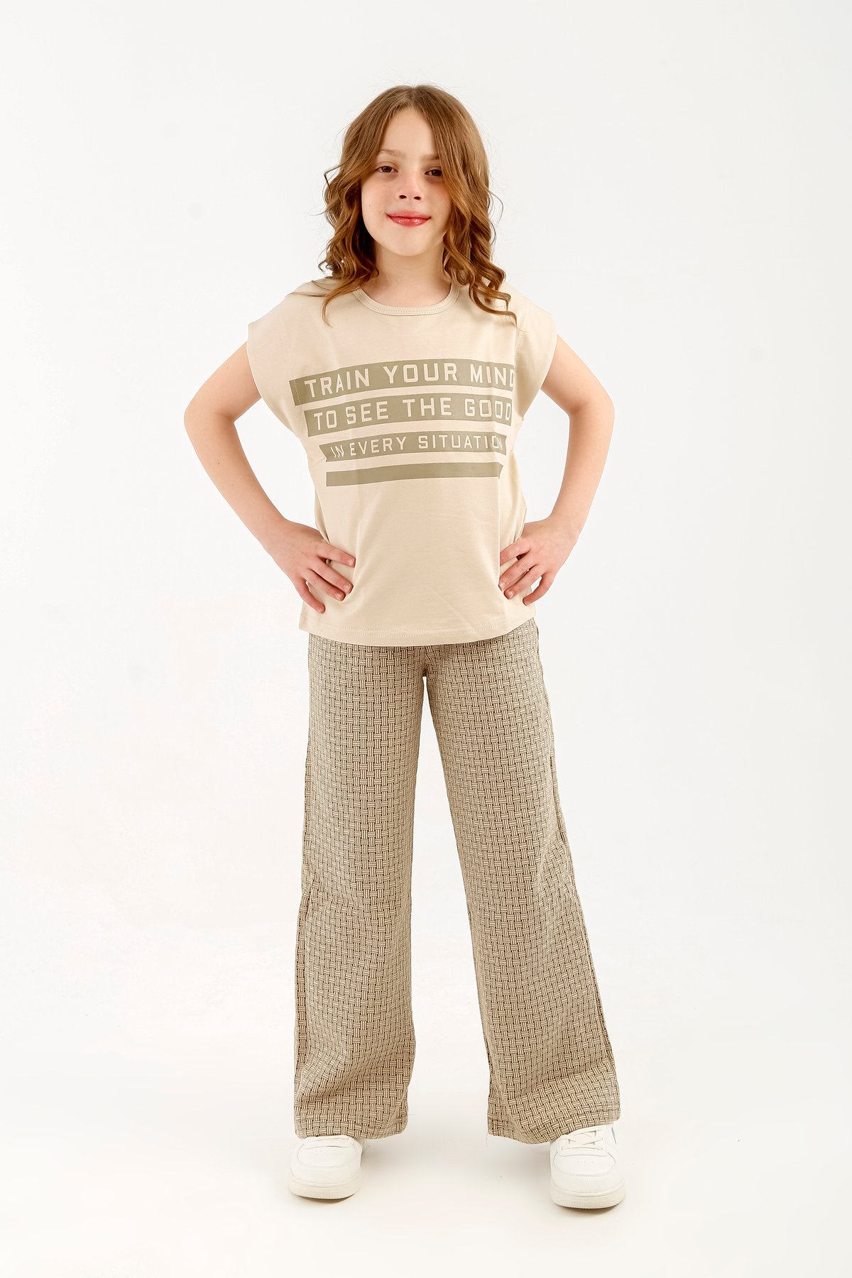 Casual Slogan & Patterned Set
