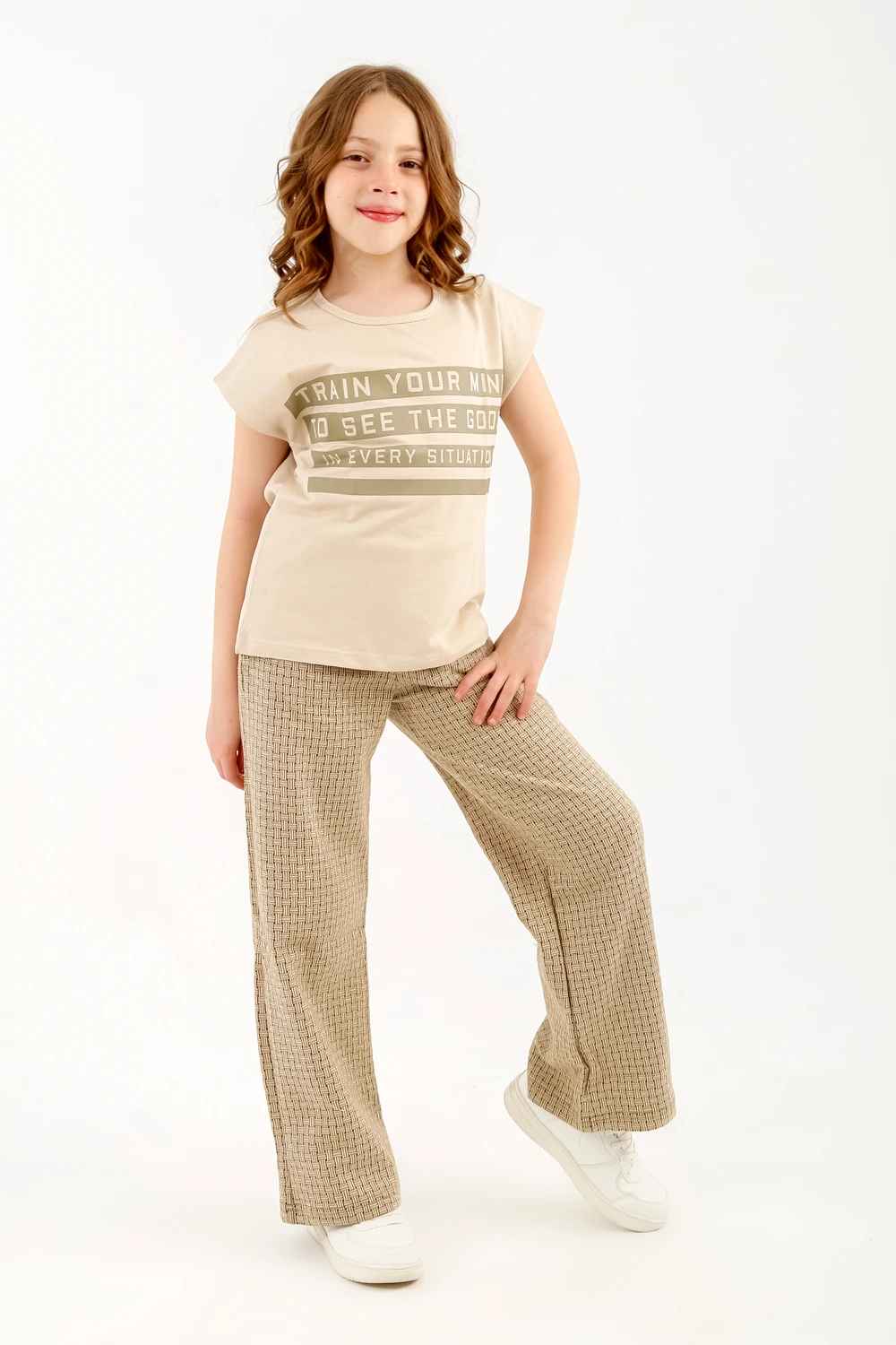 Casual Slogan & Patterned Set